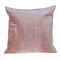 Nassau Collection 20" Coral Pink Quilt Stitched Oval Pattern Square Throw Pillow